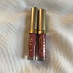 Stila Liquid lipsticks minis in Patina and shimmer